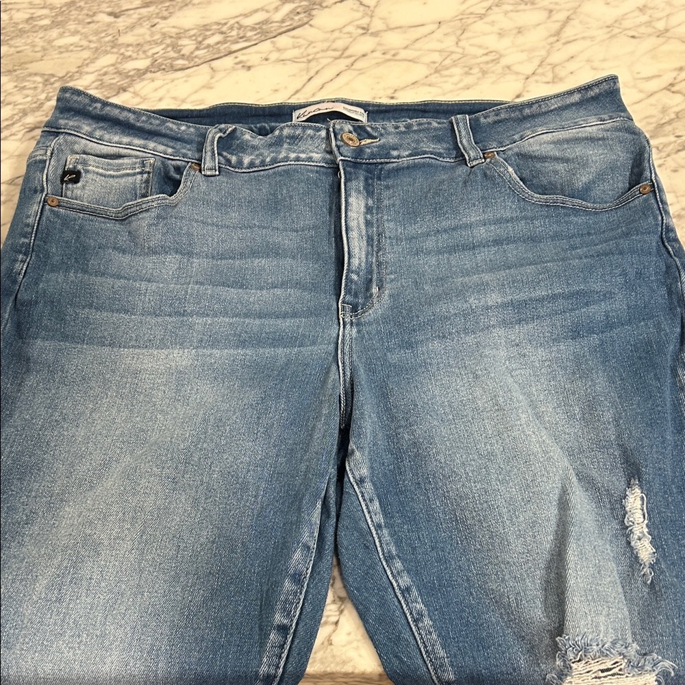 KanCan High Rise Skinny Light Blue Jeans